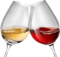 To Glasroed Hvid To Glasroed Hvid